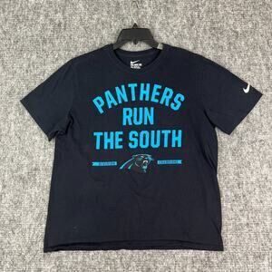 Carolina Panthers Shirt Mens‎ Extra Large NIKE TEE Athletic Cut Short-sleeve